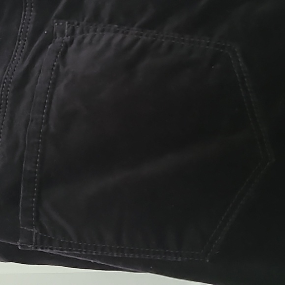 Ann Taylor size 12p Black Skinny & Slimming brushed velvet pants - Picture 6 of 7